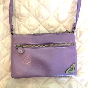 Roxy purple crossbody purse